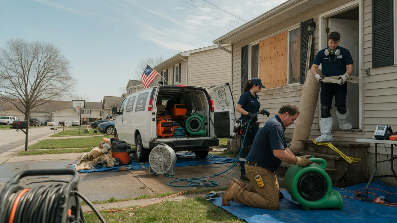 Water Damage Restoration in Aurora, OH near me